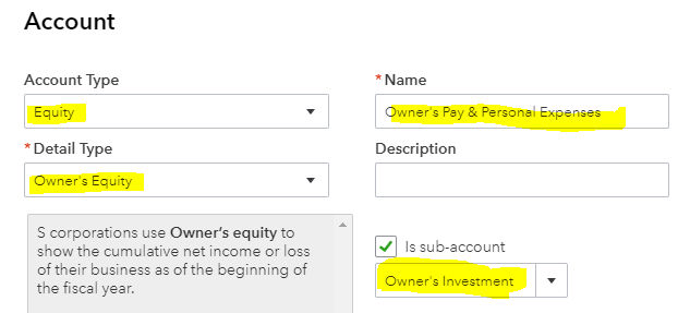 using business account for personal expenses in quickbooks