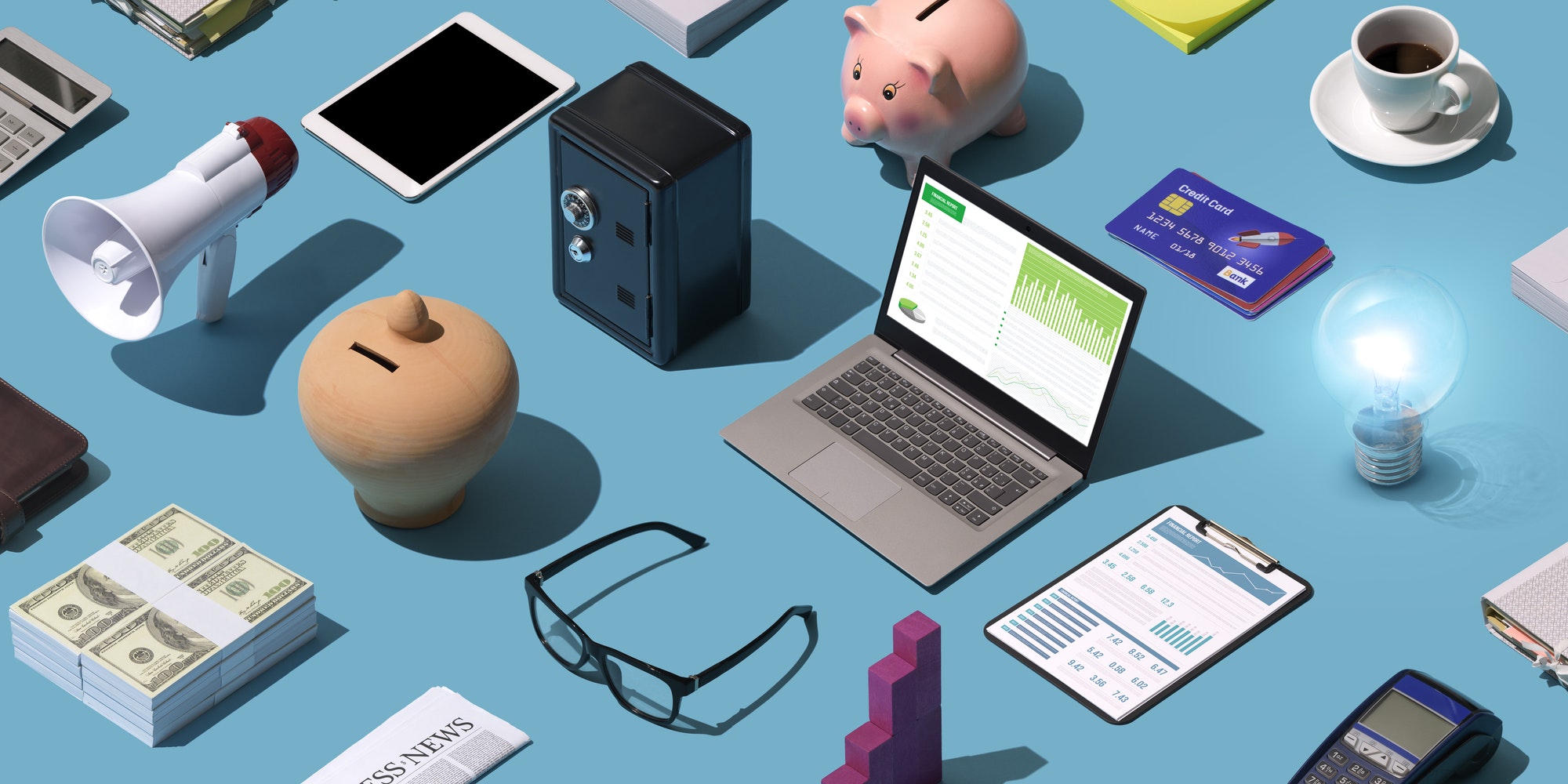 Business and finance desktop