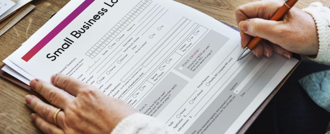 Small Business Loan Form Concept