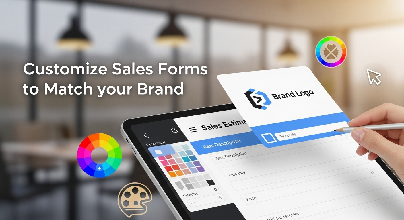 Customize Sales Forms to Match Your Brand