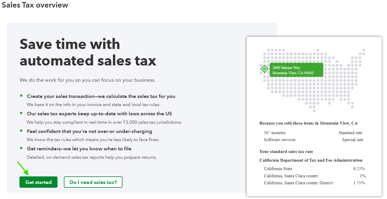 Get Started Setting Up Automated Sales Tax in QuickBooks Online