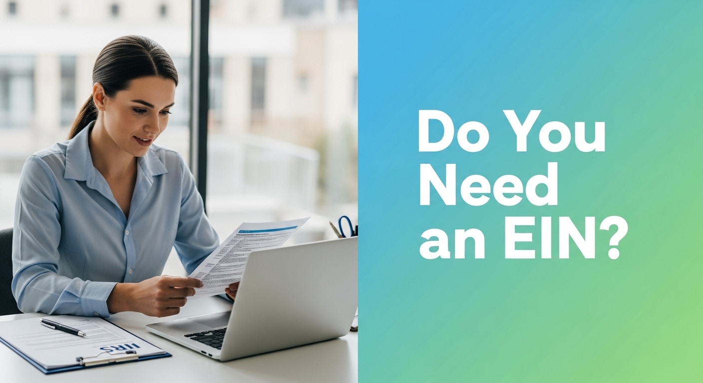 A professional header image for a blog post about 'Do You Need an EIN?